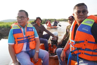 Pj Bupati Banyuasin : Alhamdulillah Sungai Boom Berlian Sepanjang 890 Meter Telah di Normalisasikan