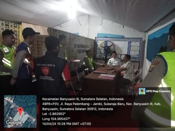 Pj Bupati Banyuasin Sediakan Fasilitas Kesehatan Untuk Petugas Dan Pemudik