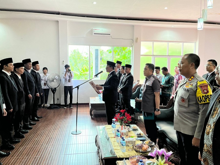 KPU Lantik Anggota PPK se-Kabupaten Pali