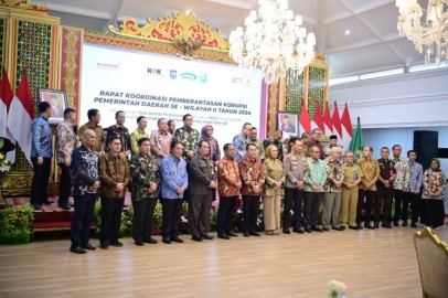 Pj. Bupati Banyuasin Hadiri Rakor Pemberantasan Korupsi Pemda Se-Wilayah II Tahun 2024