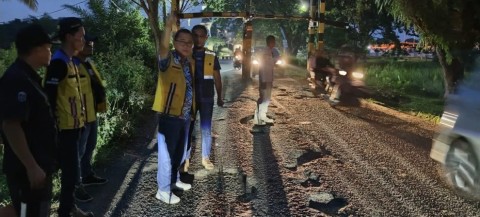 Kebut Pembangunan Infrastruktur, Sehari Pj Bupati Banyuasin Monitoring 5 Titik Ruas Jalan Bakal Dibangun