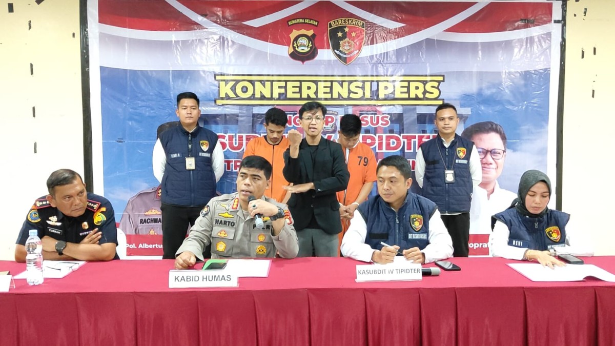 Ditreskrimsus Polda Sumsel Berhasil Gagalkan Penyelundupan Benih Bening Lobster Sebanyak 106.400 Ekor