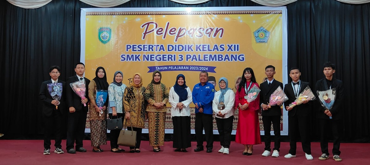 Pelepasan Peserta Didik SMK Negeri 3 Palembang, 100 Siswa Langsung Diterima Kerja dan 10 Siswa Diberangkatkan Ke Jepang