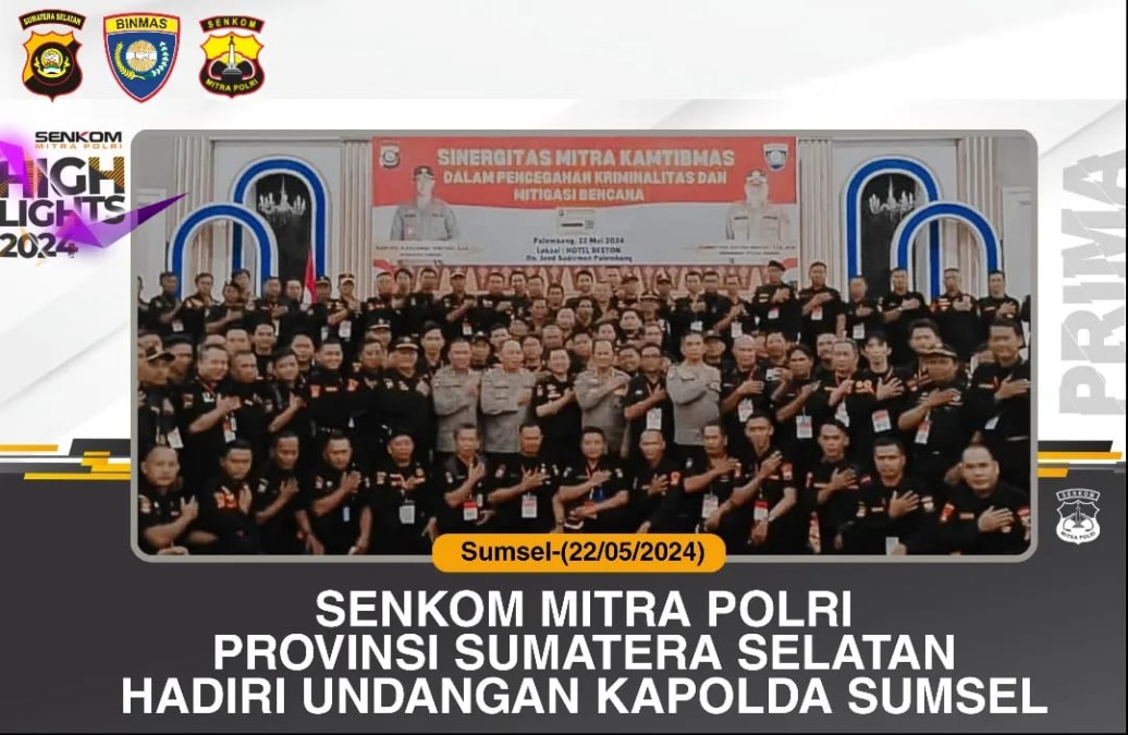 Wakapolda Sumsel Apresiasi Keaktifan Mitra Polri Senkom