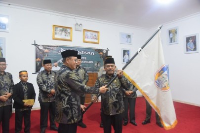 Pj Bupati Banyuasin Lepas Kafilah MTQ ke Muba, Ini Pesannya