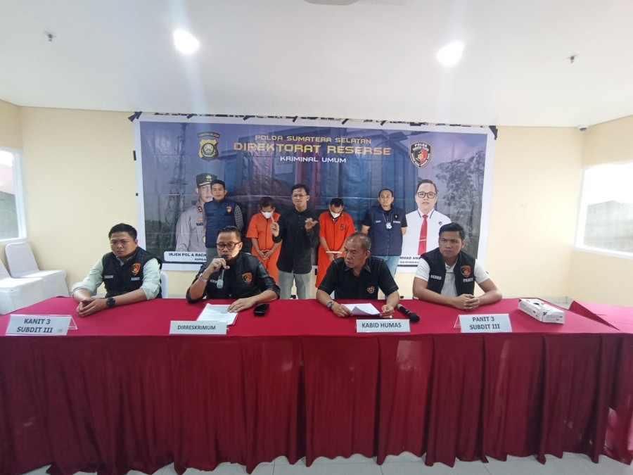 Polda Sumsel Kembali Ringkus Komplotan Debt Collector yang Tarik Paksa Mobil Debitur Menunggak Angsuran