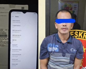 Anggota Polres Musi Rawas Bekuk Pencuri Handphone di Desa Muara Kati I