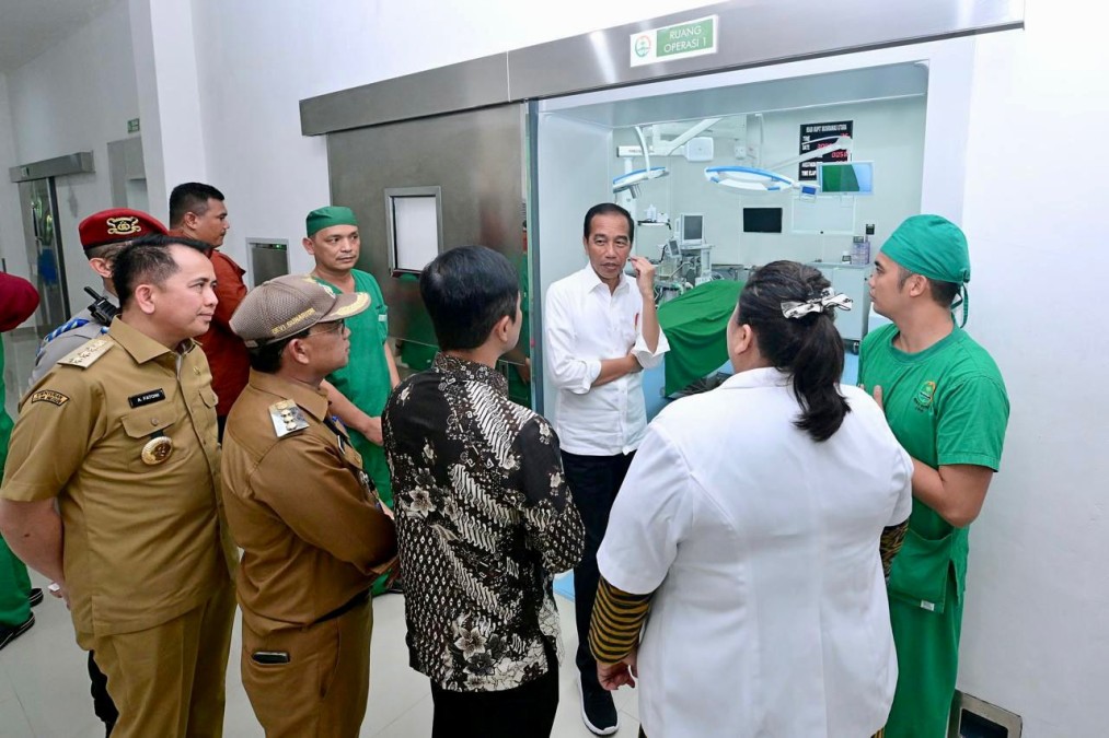 Presiden Jokowi Senang Masuk RSUD Muratara, Ternyata Ini Alasannya