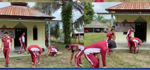 Belum Genap 10 Hari Dilantik, Wakapolres Pali Langsung Ikut Bakti Sosial di Kurve Tempat Ibadah