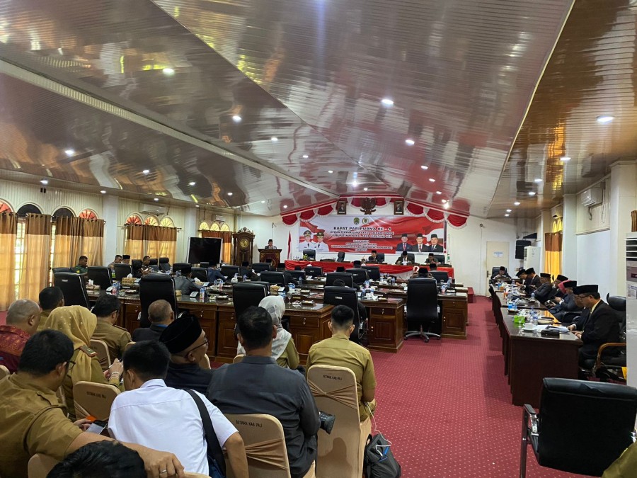 Paripurna, DPRD Pali Bahasa Tiga Raperda