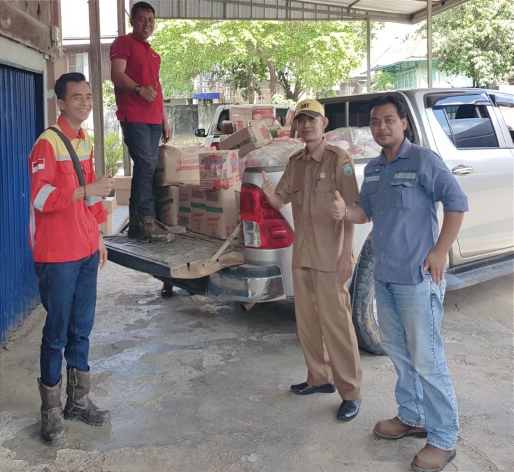 Peduli Banjir, PT TBP Salurkan Bantuan 200 Paket Sembako