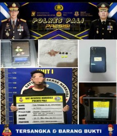 Oknum Mahasiswa Gagal Edarkan Pil Ekstasi di Pali
