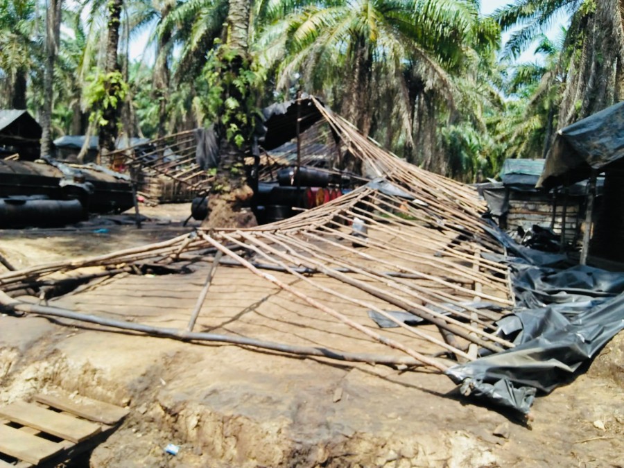 Bongkar 75 Lokasi Illegal Refinery di Musi Banyuasin