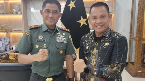 Pj Bupati Empat Lawang Silaturahmi dengan Pangdam II Sriwijaya