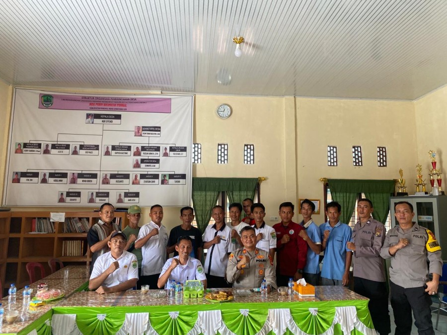 Polsek Penukal Abab dan Desa Purun Sinergi Berantas Narkoba