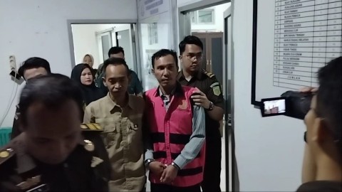 Korupsi Dana Desa, Kejari OKU Selatan Tahan Kepala Desa Mahanggin