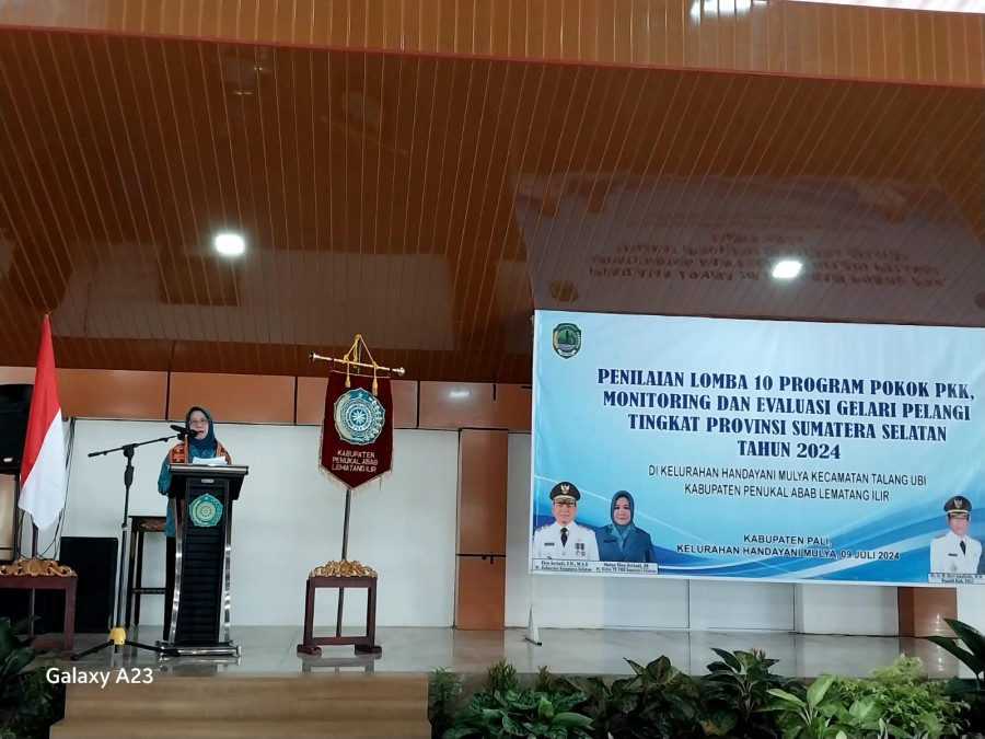 Kapolsek Talang Ubi : Penilaian Lomba Mencangkup 10 Program PKK