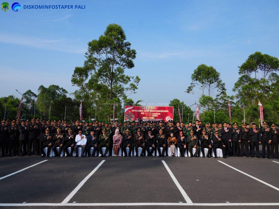 Heri Amalindo Hadiri Gelar Upacara HUT Bhayangkara Ke-78 Bersama Polres PALI
