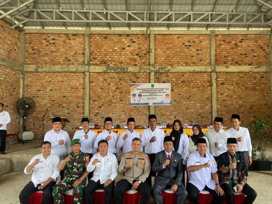 64 Anggota BPD se Kecamatan Abab Dilantik