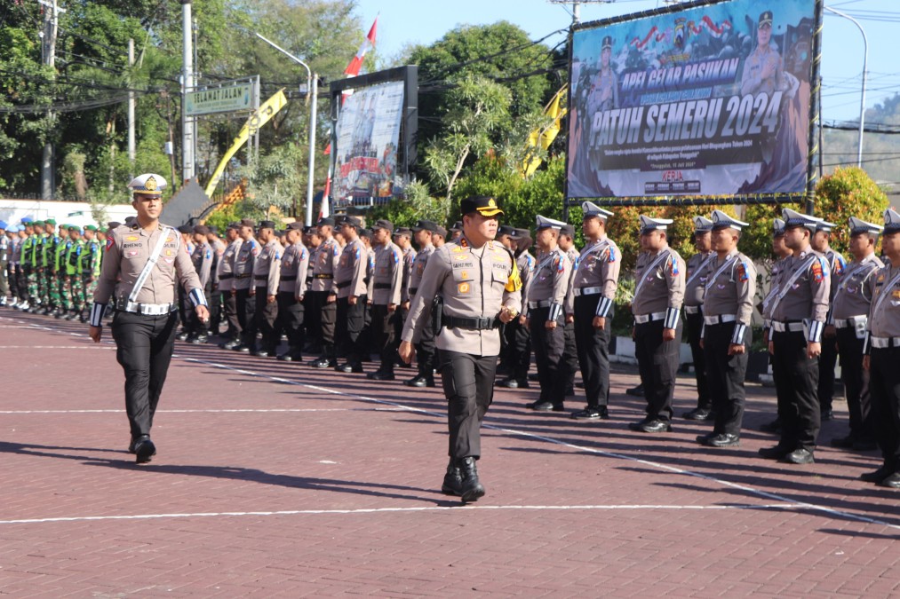 Polres Trenggalek Resmi Gelar Operasi Patuh Semeru 2024, Ini Sasarannya