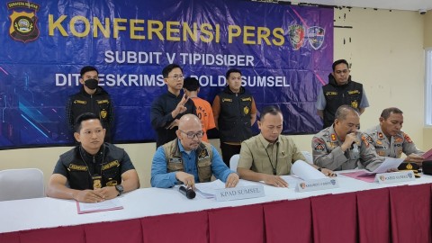 Bertepatan Peringatan Hari Anak Nasional, Ditreskrimsus Polda Sumsel Tangkap Pelaku Penyebar Video Asusila