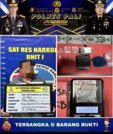 Metode Penyamaran, Satnarkoba Polres Pali Bekuk Pengedar