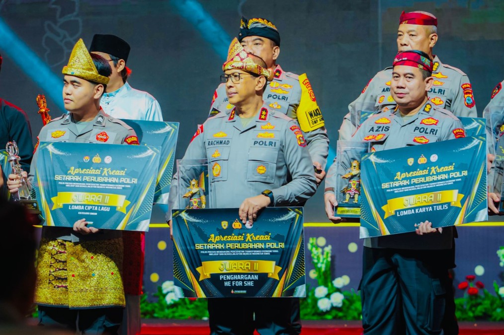 Gebrakan ‘He For She’ Irjen A Rachmad Wibowo, Kapolda Sumsel Sabet Juara II di Awarding Day Kreasi Setapak Perubahan Polri