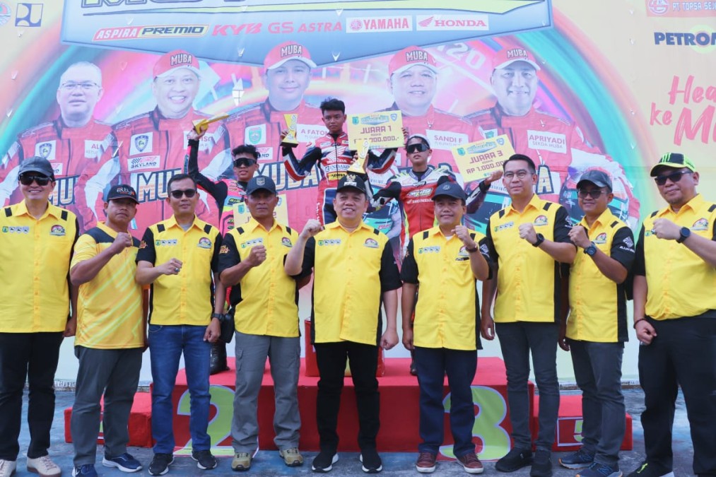 Pj Bupati Sandi Fahlepi Melepas Secara Resmi Kejurnas Nasional Motoprix Seri 1 2024