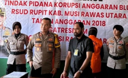 Diduga Korupsi Pengelolaan Anggaran BLUD Rupit 2018, Direktur dan Bendahara Ditahan