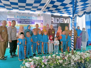 Pj Bupati Empat Lawang Buka Launching PIN Polio 2024