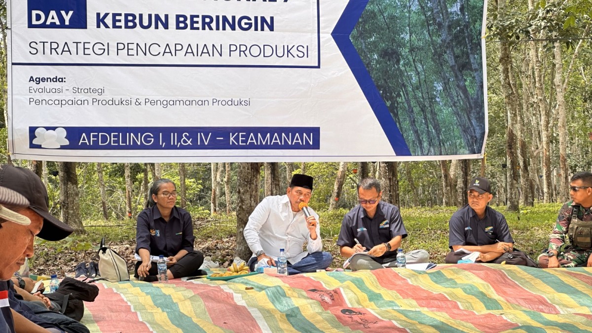 Inspeksi Kebun Beringin, Tuhu Bangun Ingatkan Rasa Optimistis