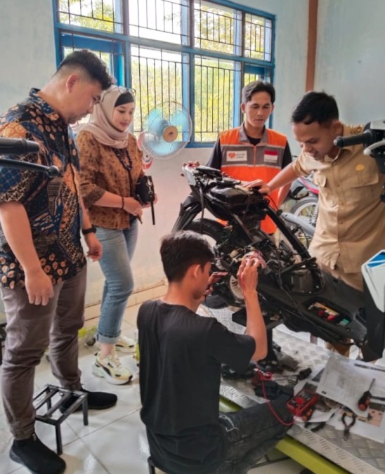 Bersama BLK Musi Rawas, Medco E&P Gelar Pelatihan Pemeliharaan Sepeda Motor Kepada Kelompok Pemuda di Musi Rawas