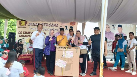 Ratusan Emak-emak Muara Kelingi Kompak Akui Telah Merasakan Program Ratna Machmud