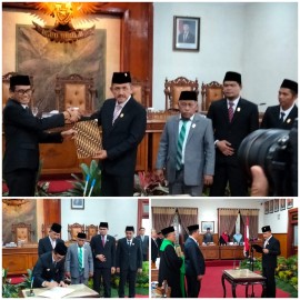 Gantikan Ahmad Baharudin, Eko Wijayanto Resmi di Lantik Jadi Anggota DPRD Tulungagung