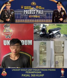 Belum Sampai 1×24 Jam,Terduga Perampasan Motor Diringkus Polisi