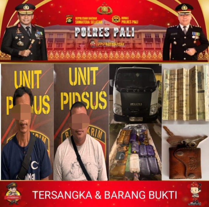 Polres PALI Berhasil Ungkap Kasus Penyelundupan BBM Ilegal di Program 100 Hari Presiden ASTACITA