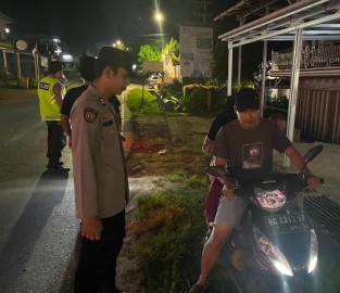 Jumat Malam, Polsek Penukal Abang Gelar KRYD