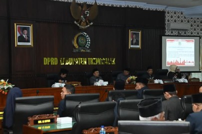 Wabup Syah Hadiri Paripurna Pemberhentian dan Pengangkatan Bupati Terpilih 2025-2029