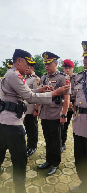 Kapolres Pali Pimpin Sertijab Pejabat Utama
