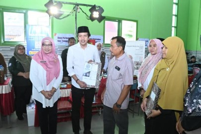 Wabup Syah Tinjau Pelayanan Meningdeh di Desa Widoro