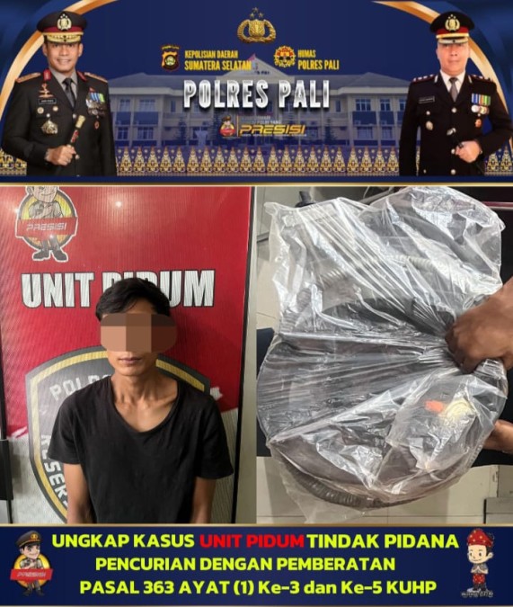 Pelaku Pembobol Rumah di Pali Diringkus