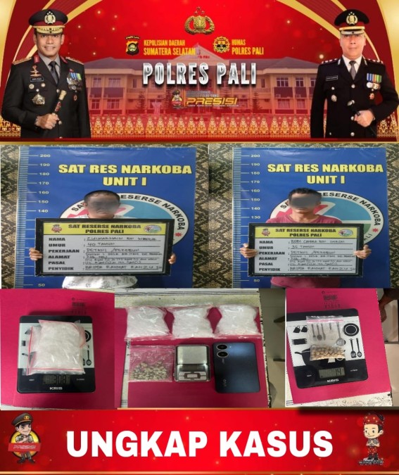 Satnarkoba Polres Pali Gerebek “Kampung Narkoba”, Ini Hasilnya