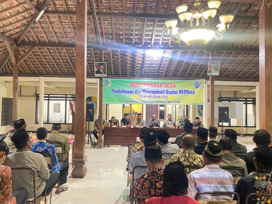 Musrenbangdes dan RKPDes Desa Geger, Pemerataan Pembangunan dan Ketahanan Jadi Prioritas