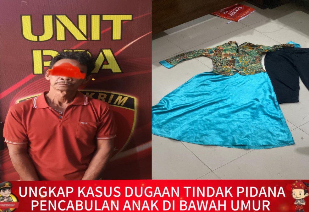 Polres PALI Tangkap Terduga Pelaku Pencabulan Anak di Bawah Umur