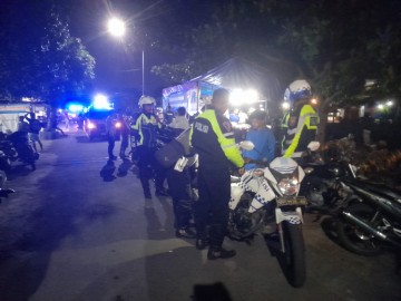 Jajaran Polres Tulungagung Gelar Patroli Gabungan dan Razia Dalam Rangka Cipta Kondisi