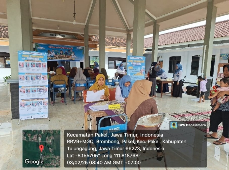 Tingkatkan Pelayanan Kesehatan Masyarakat, Pemdes Pakel Gelar Posyandu ILP