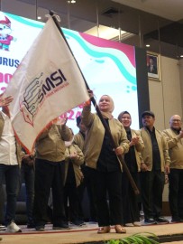 Pengurus SMSI Sumsel Hadiri Pelantikan SMSI Riau
