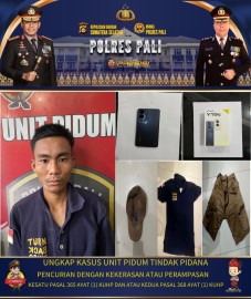 Tak Sampai 1×24 Tim Beruang Hitam Polres PALI Tangkap Pelaku Curas
