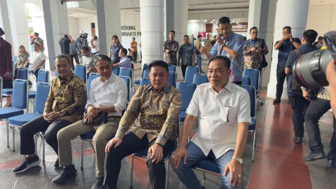 Bupati dan Wakil Bupati Musi Banyuasin Terpilih H. M. Toha Tohet dan Kyai Rohman, Hadiri Pemeriksaan Kesehatan di Kemendagri