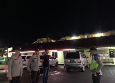 Patroli Rutin Polsek Talang Ubi Jamin Situasi Kamtibmas Kondusif